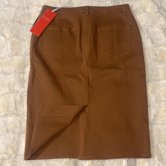 Pure Collection Denim pencil skirt size 6 us NWT - Picture 7 of 9
